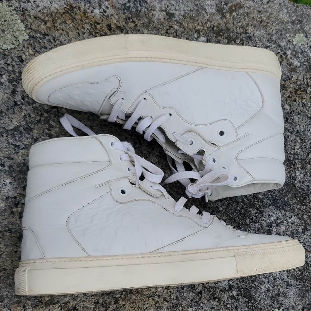 Balenciaga White High-Top Sneakers - Picture 7 of 16
